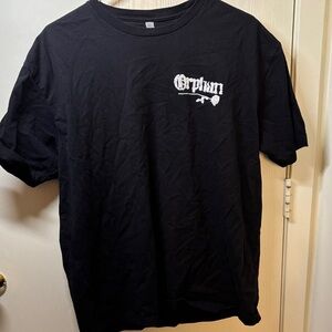 Orphan Metal Band - Next Level Apparel Black Tee with White Graphic